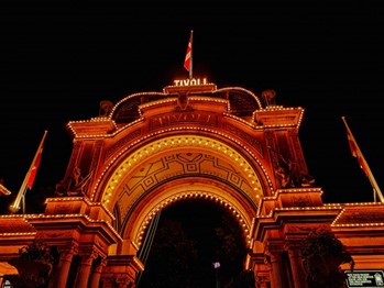 Tivoli at night
