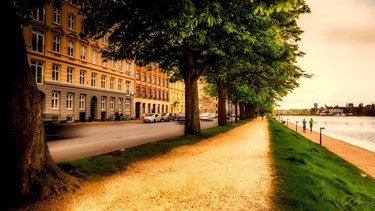 Fußweg um die Kopenhagener Seen