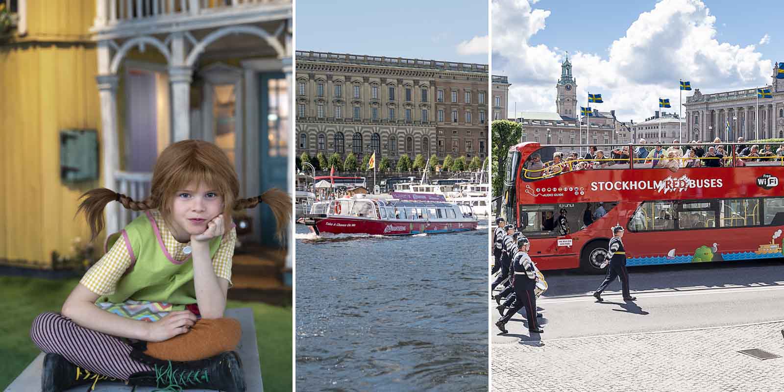 Stockholm Bus + Boat + Junibacken