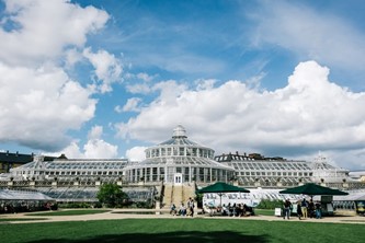 Botanical Gardens Glasshouses in Copenhagen