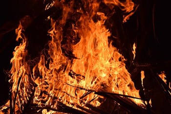Bonfire for Easter