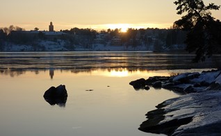 Vaxholm in winter