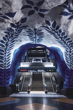 Subway station in Stockholm