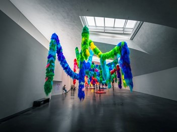 Artwork inside Kiasma