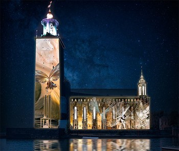 Nobel Week Lights at City Hall
