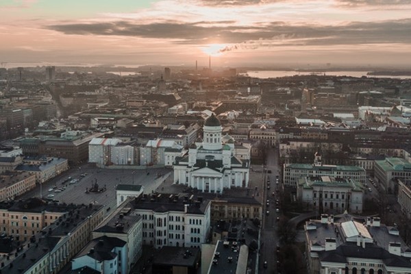 Helsinki Skyline Cathedral