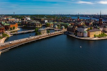 Stockholm from a birdseye perspective