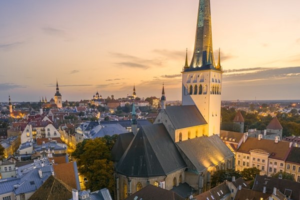 Tallinn Old City View Church